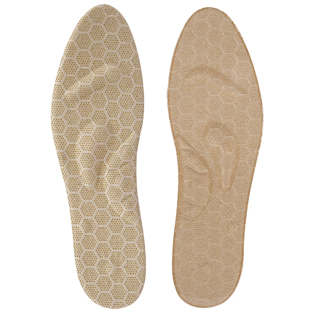 

GEL Sports Insoles Khaki 41 Shock Absorbing Non Lightweight Breathing Customizable Size Massaging Insoles Shoe Sole Repair