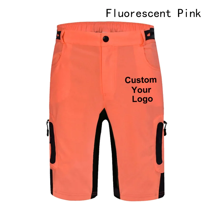 Men's Custom Your Logo MTB Shorts Outdoor Motocross Bike Short Pant Breathable Loose Fit For Running Bicycle Cycling Shorts