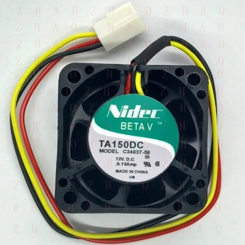 

Вентилятор охлаждения L+ для NIDEC TA150DC C34637-58 4020 4 см, 12 В постоянного тока, 0,13 А, 3-проводной, на шарикоподшипниках