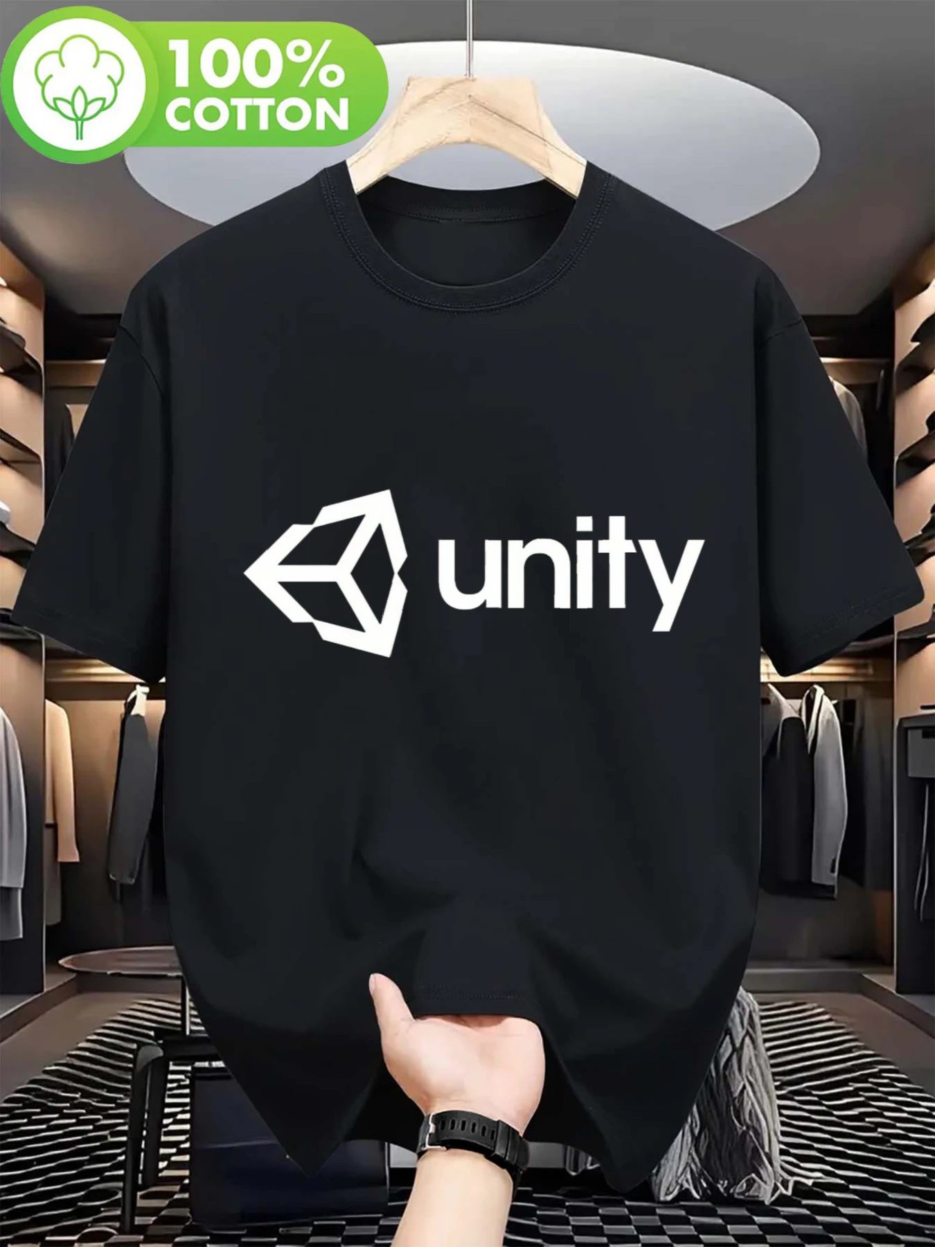 Unity Game Engine Developer T-Shirt Suitable for game developers, programming enthusiasts and Unity engine users