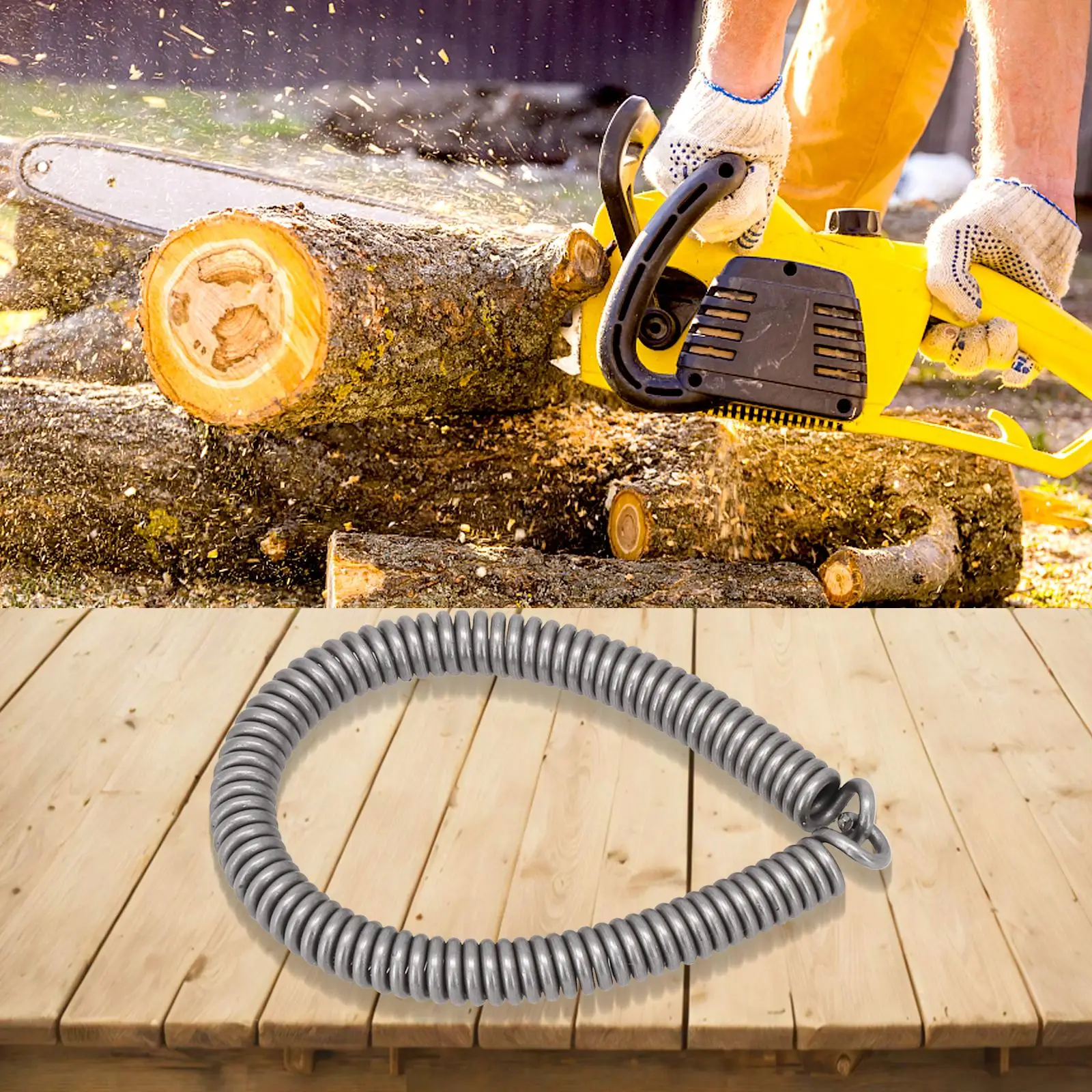Chain Saw Spring Clutch Spring 119mm 1pcs 4.7inch Chainsaw Parts Grey Chainsaw Clutch Spring For Jonsered 2036