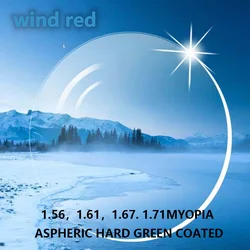 1.56 1.61 1.67 1.74 Prescription Anti Blue Light CR-39 Resin Aspheric Lenses Myopia Hyperopia Progressive Presbyopia Optical