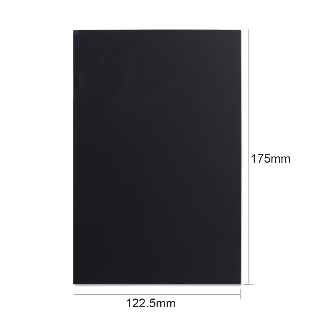 10 Pcs Black Acrylic Sheets for Laser Engraving Easy to Engrave Cut DIY Materials for Handicraft Ornament Home Decoration