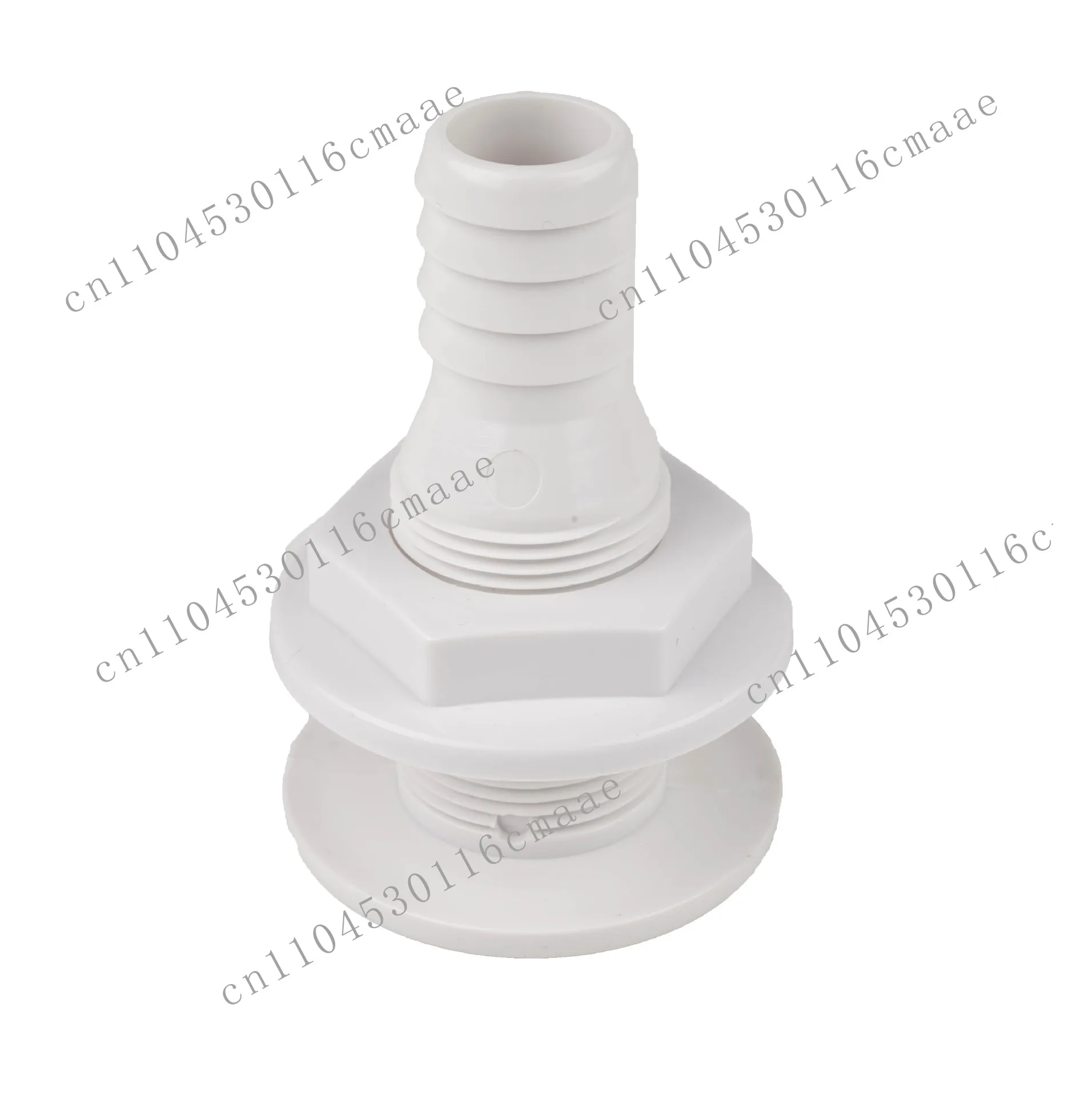 Marine Parts Drain Outlet Through Drain Connector Plastic Through Hull Outlet