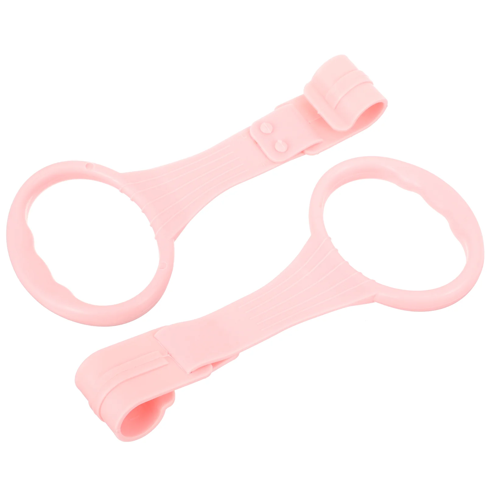 

Baby Toys Children's Bed Pull Ring Stand up Rings Crib Supplies Pink Walking Assistant
