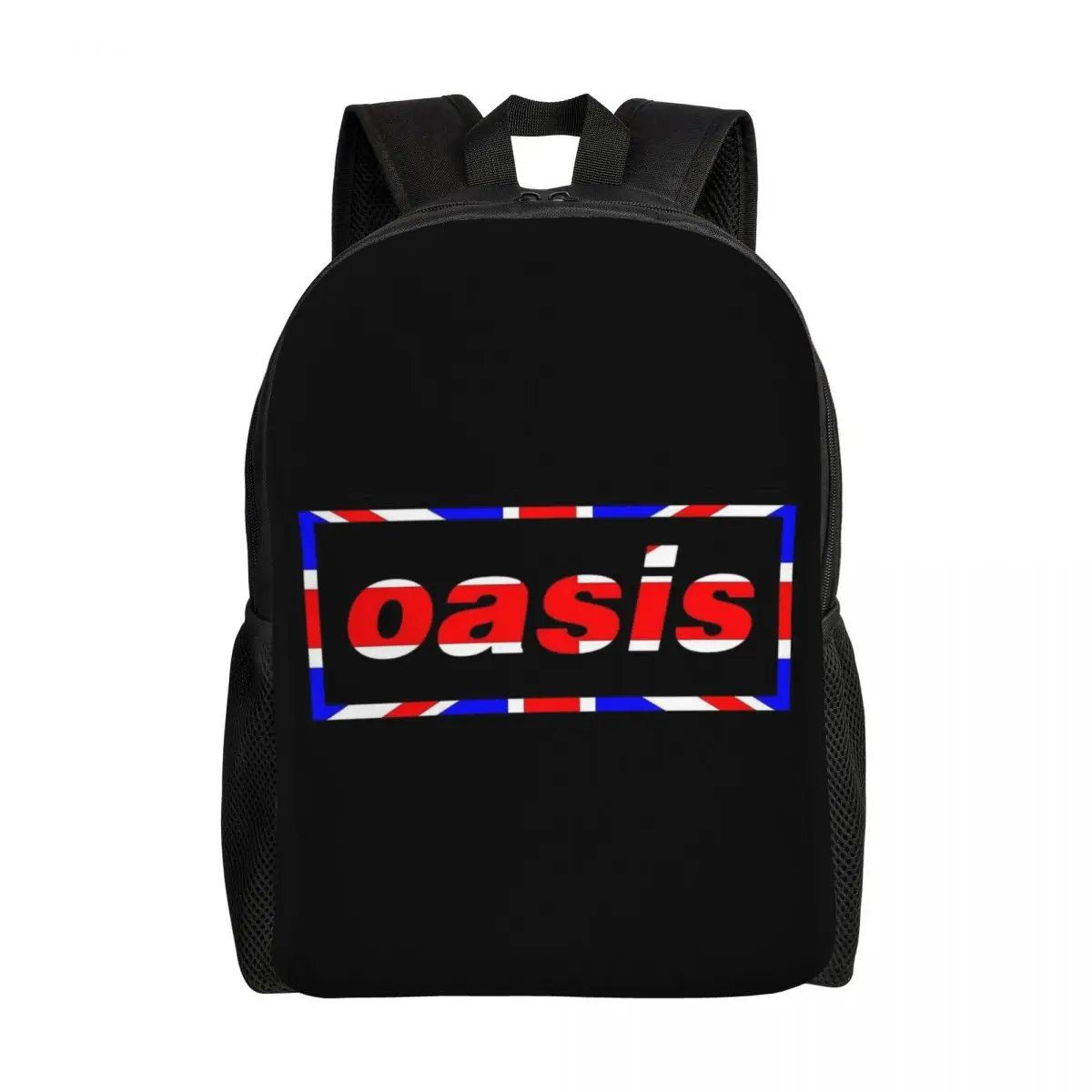 

Custom 3D Printing Oasiss Logo Backpacks for Boys Girls School College Travel Bags Men Women Bookbag Fits 15 Inch Laptop
