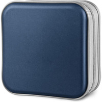 CD Case 40 Capacity Hard Plastic DVD Case Portable Zipper CD Case Holder Large Storage Disc Wallet Bag for Car Home Travel