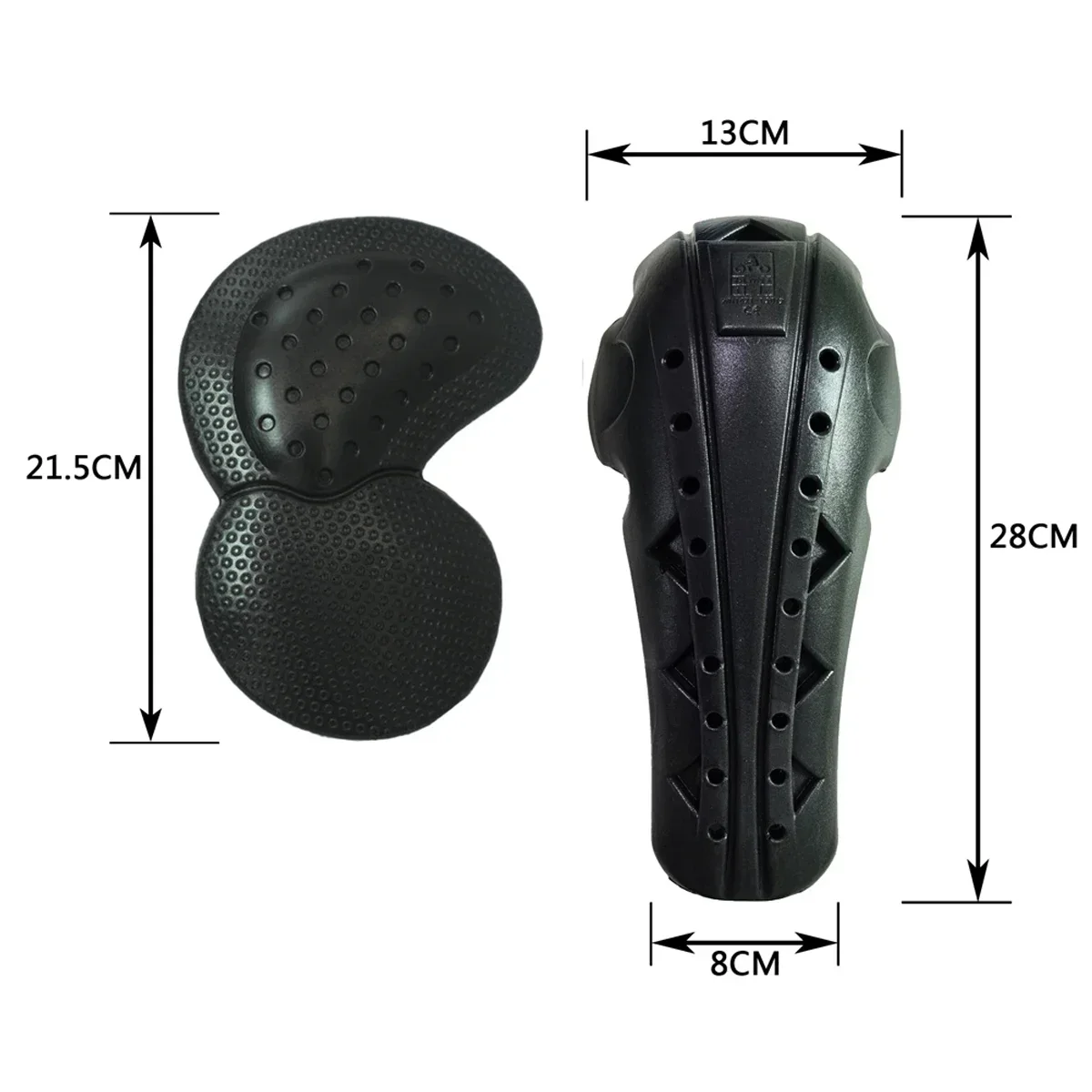 2021 CE Armor Knee Hip Extended Protector Pads for Motorcycle Motocross Cycling Bike Jeans Pants Replacement