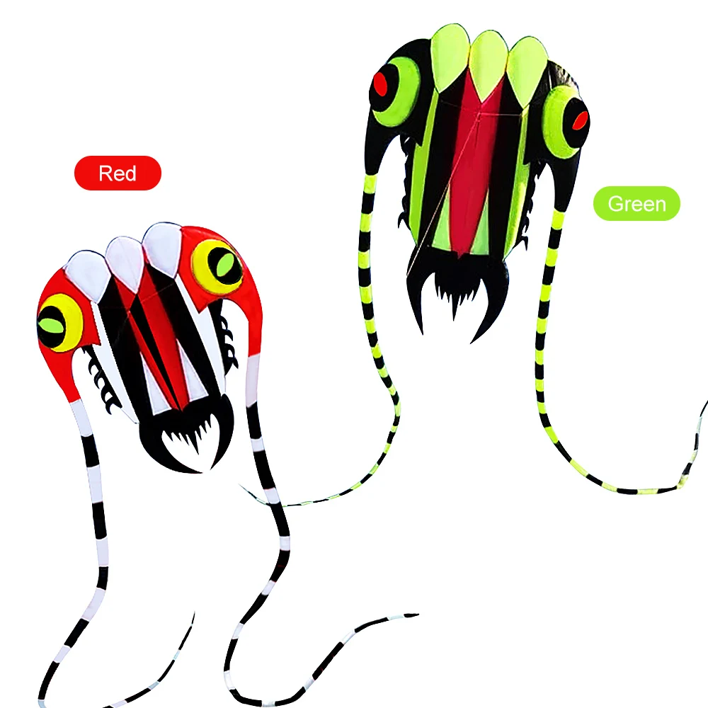3D Kite for Kids and Adults Huge Frameless Soft Parafoil Giant Kite with 30m String for Beach Park Family Trip Outdoor Games