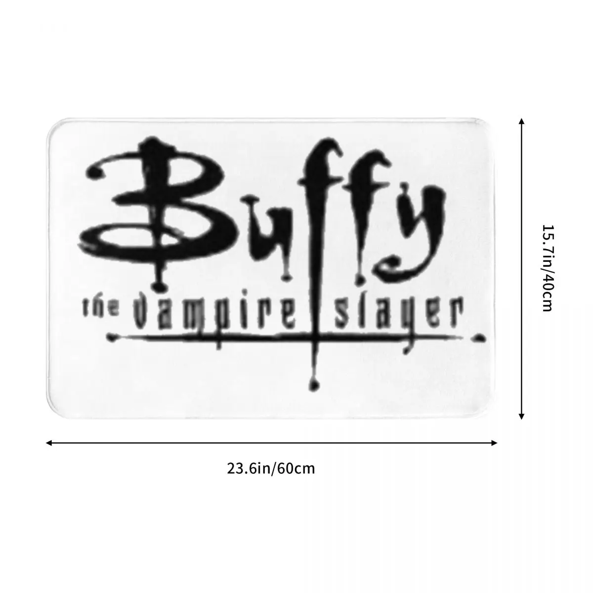 Buffy The Vampire Slayer Non-slip Doormat Floor Mat Durable Carpet Rug for Kitchen Entrance Home Balcony Footpad Mats