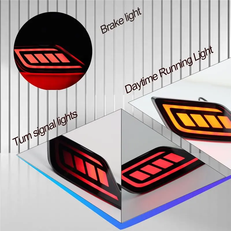 Tail Lamp Brake Fog Lamp Turn Signal Light Rear Bumper Reflector Light For Toyota Corolla Cross S SE XSE 2022-2024-X59A