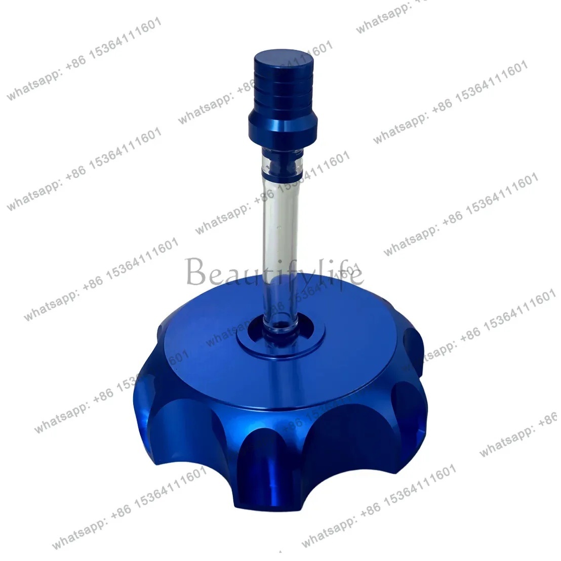 Off-road motorcycle modified fuel tank cover aluminum alloy, hexagonal with vent cap accessories