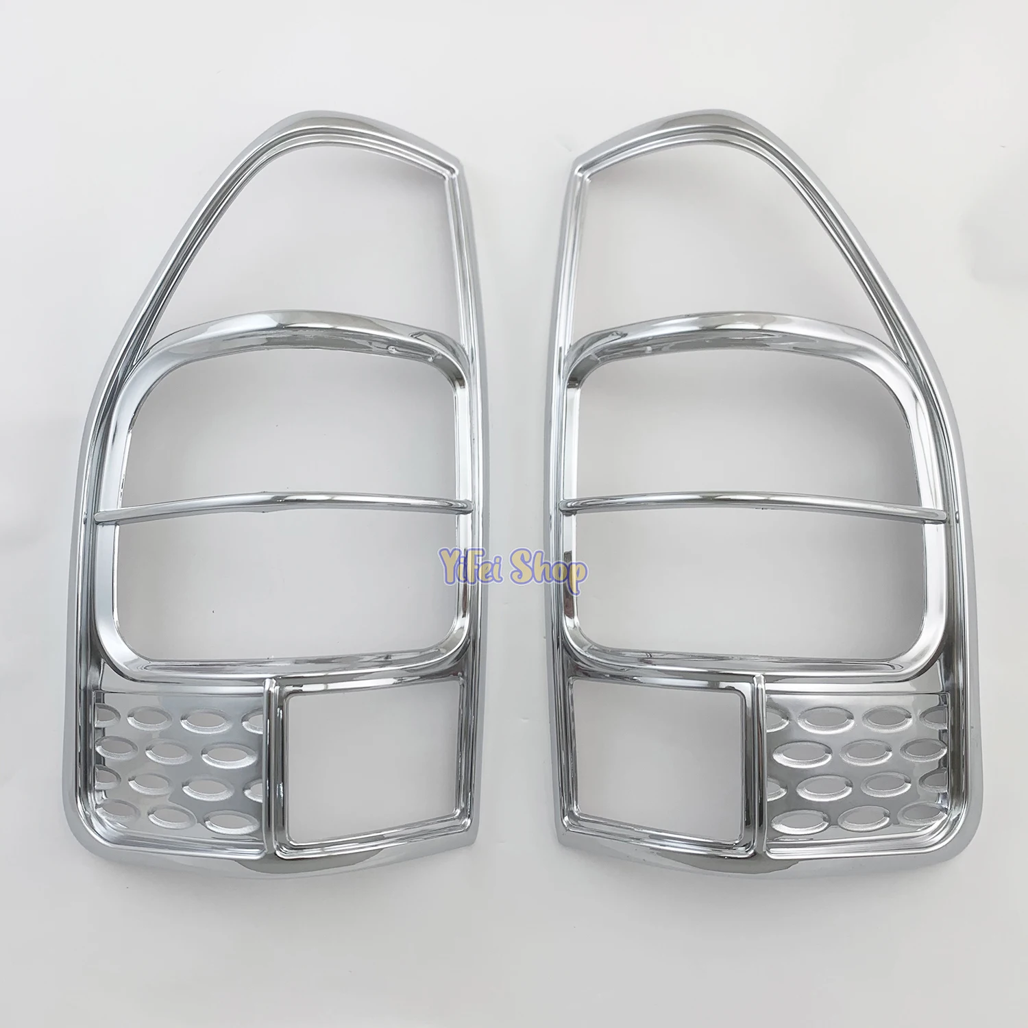 

2pcs ABS Chrome Car Accessories Plated Tail Lamp Cover Trim Paste Style For ISUZU DMAX D-MAX 2003 2004 2005 2006