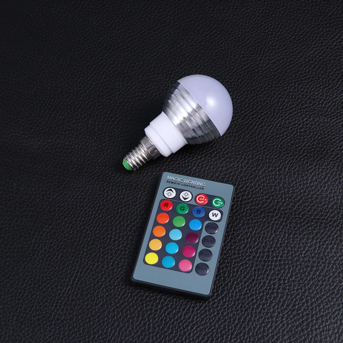 

Rgb Led Bulb 3W E14 Color Changing Light Remote Control Adjustable Brightness Energy Saving Lamp For Living Room Bedroom