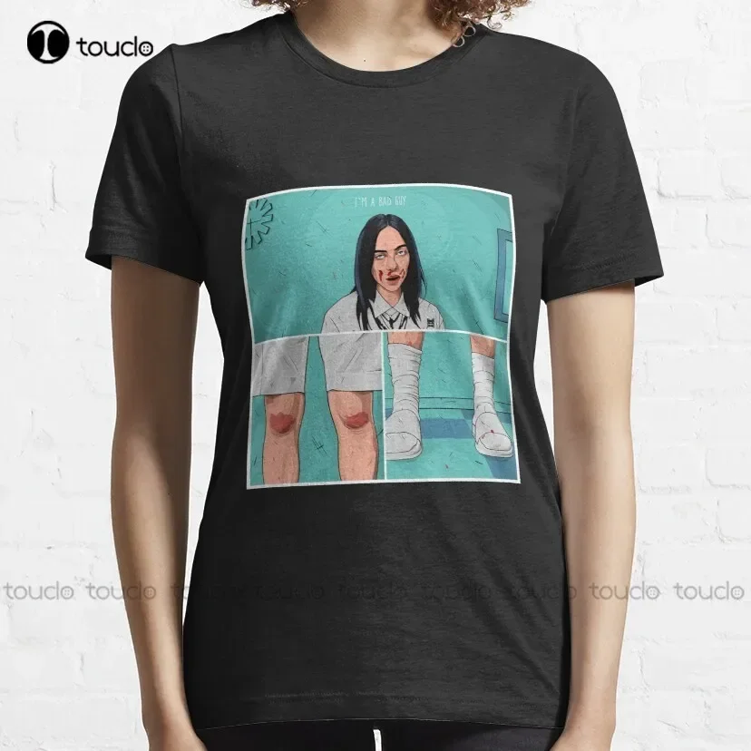 Bad Guy  Everything I Wanted Grammys Classic T-Shirt T-Shirts For Men Custom Aldult Teen Unisex Digital Printing Tee Shirt