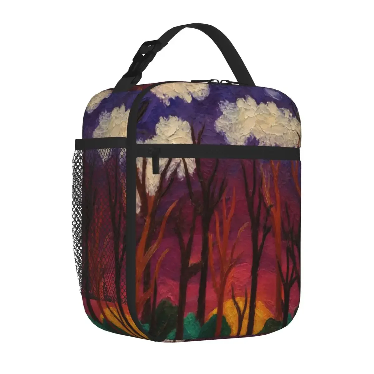 Hot Sale Whispering Woods Portable Design Kids Lunch Bag Office Break Lunch Handbag