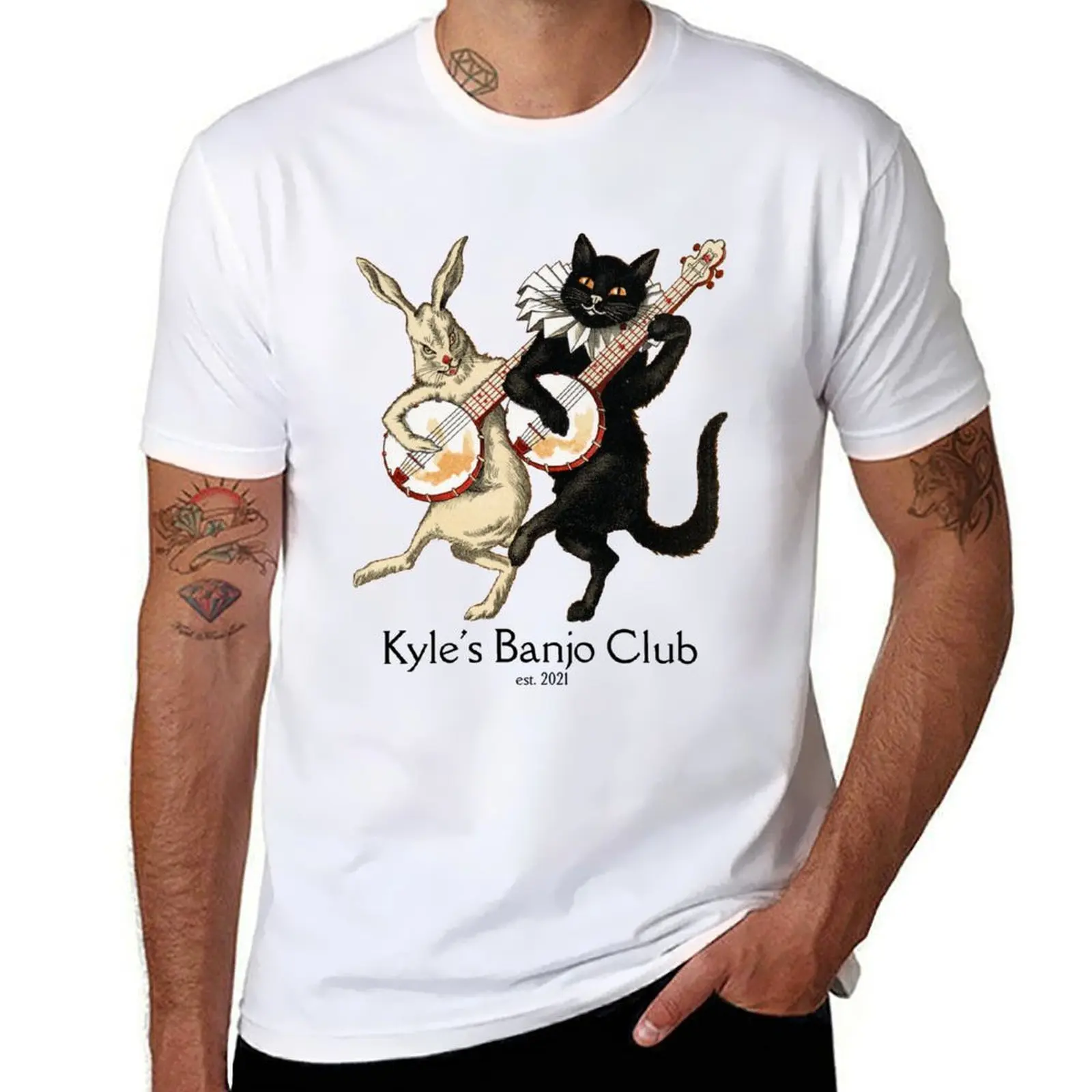 

Kyle's Banjo Club - Est.2021 T-Shirt man t shirts high quality luxury brand man t shirts cotton t shirt for man T-shirt