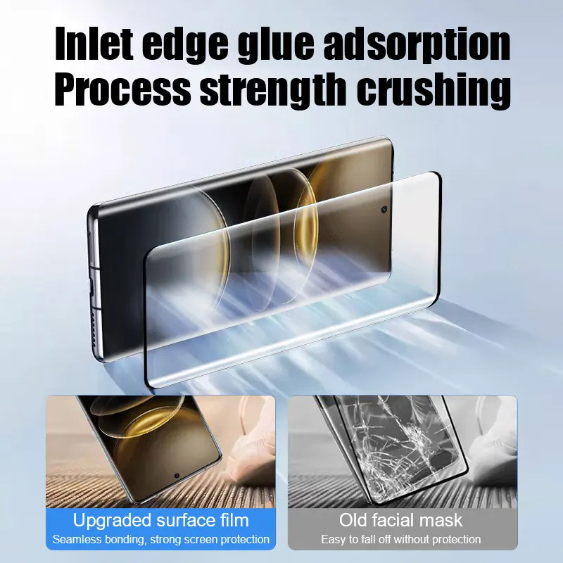 3pcs full cover Glass smartphone for Vivo X100 X90 X80 X70 X60 Pro phone screen protector S19 S18 tempered glass protective film