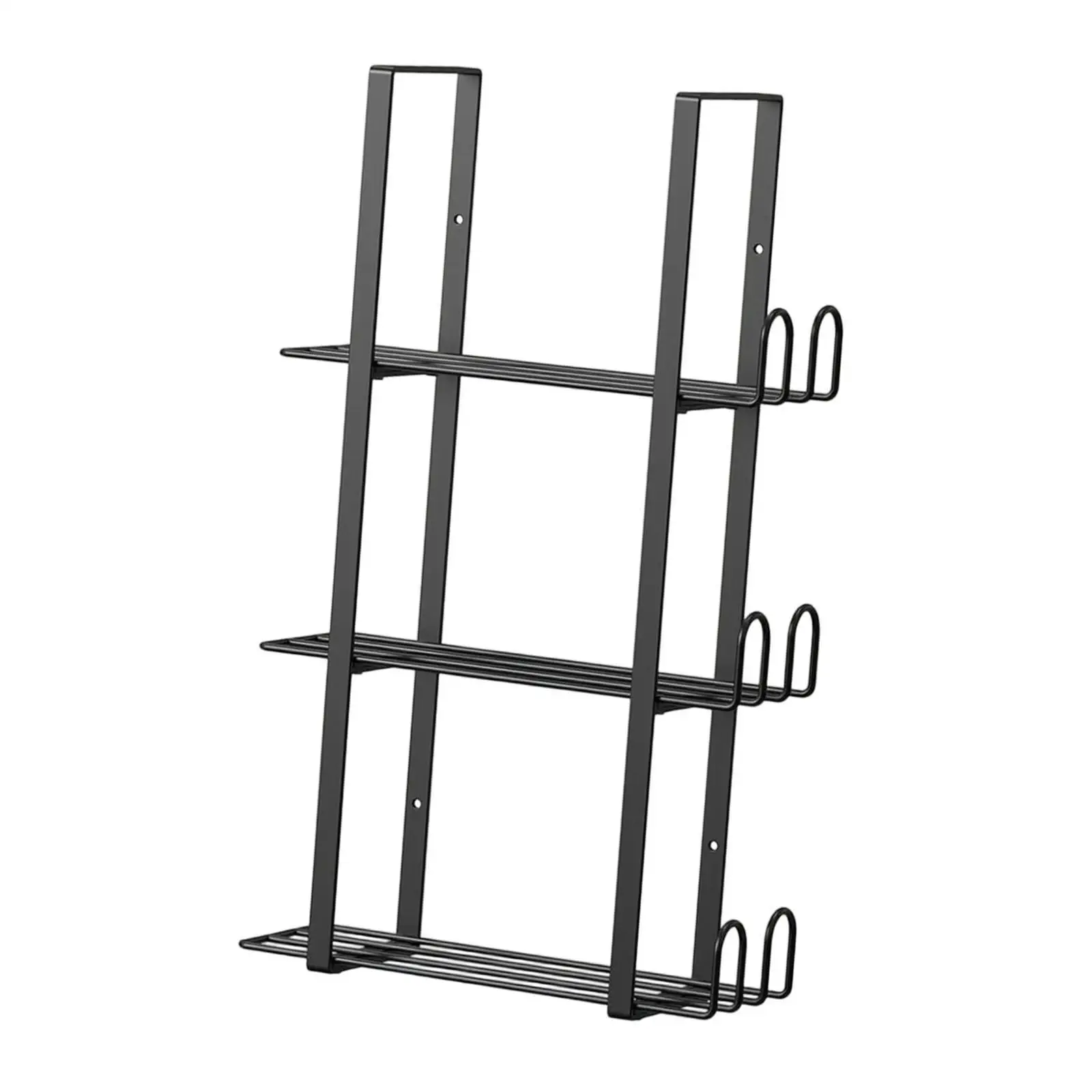 Wall Mounted Glove Box Holder Metal Three Tier Tissue Organizer Sleek Finish Space Saver for Lab Kitchen Bathroom Use