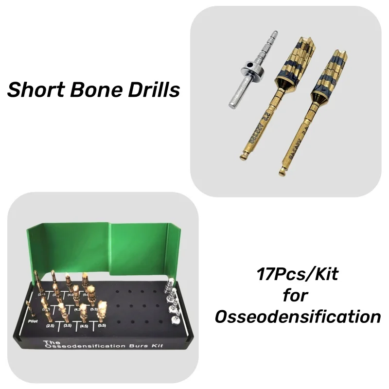 Dental Universal Bone Expanding and Cutting Drills for Osseodensification