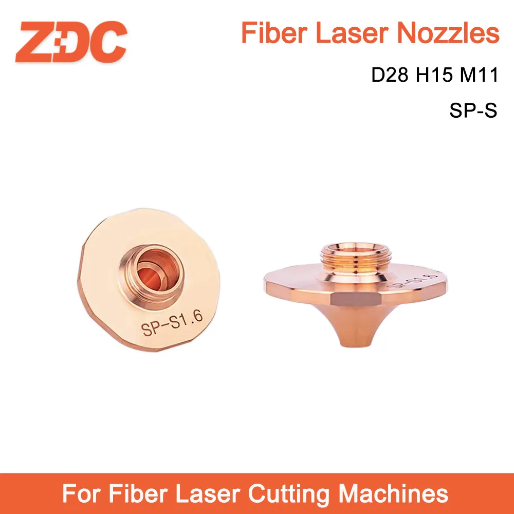 DaZu SP Laser Nozzles Single Layer Dia.28mm H15 M11 Caliber 1.0mm&5.0mm for Hans Laser