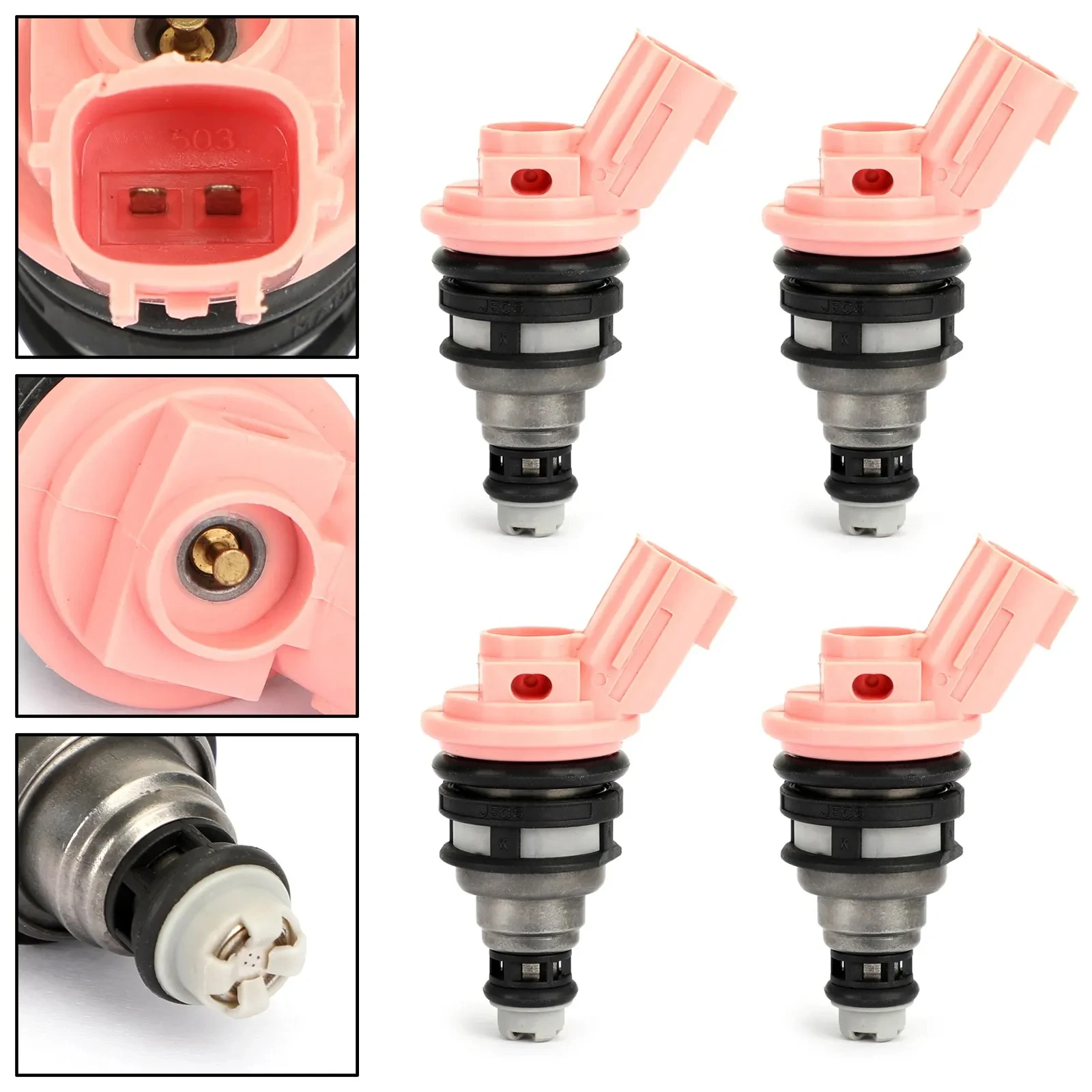 4Pcs/lot Fuel Injectors 16600-57Y00 1660057Y00 16600-57Y01 For Nissan 200SX 1995-1998 NX 1991-1993 Sentra 1991-1999