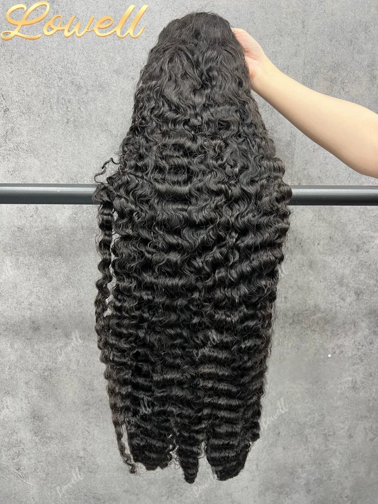 

30-40-дюймовый парик из бирманских кудрявых волос, 13x6 HD, с фронтальной частью из кружевной сетки, свободные глубокие волны, парик из натуральных человеческих волос для женщин