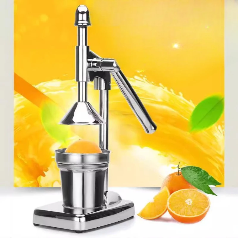 Orange Stainless Steel Manual Lemon Juicer Pomegranate Juicer Hand Press Citrus Juicer