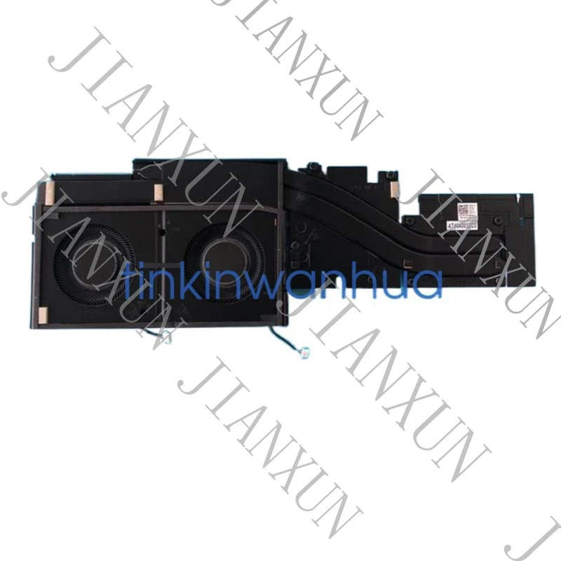S+Cooling Fan Heatsink Assembly For Dell Precision 7670 Laptop P/N 0DV704 HFYY9 CPU GPU Thermal Module