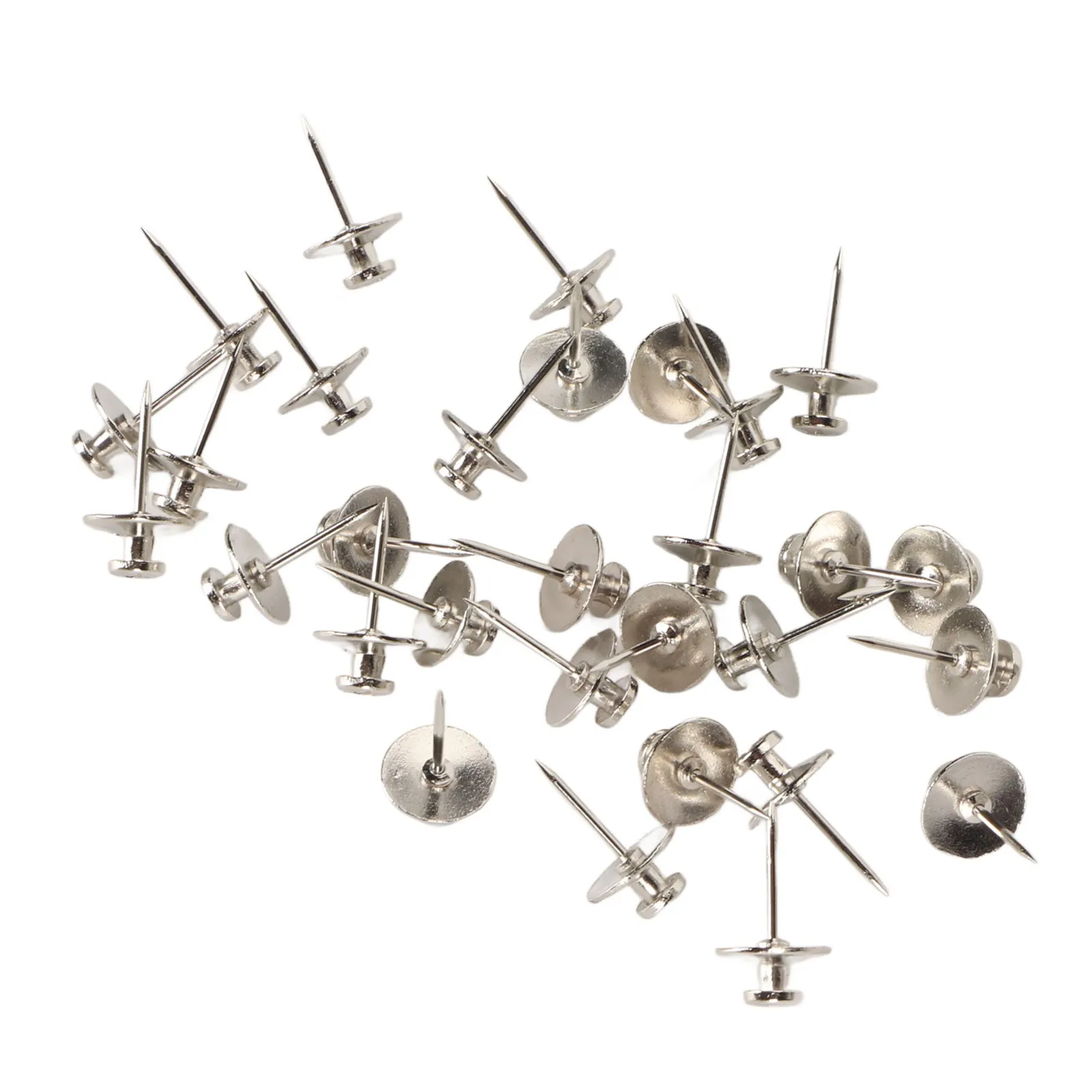 Push Pins Zinc Alloy  Multipurpose Rustproof Picture Hanging Nails Double Headed Decorative for Paintings