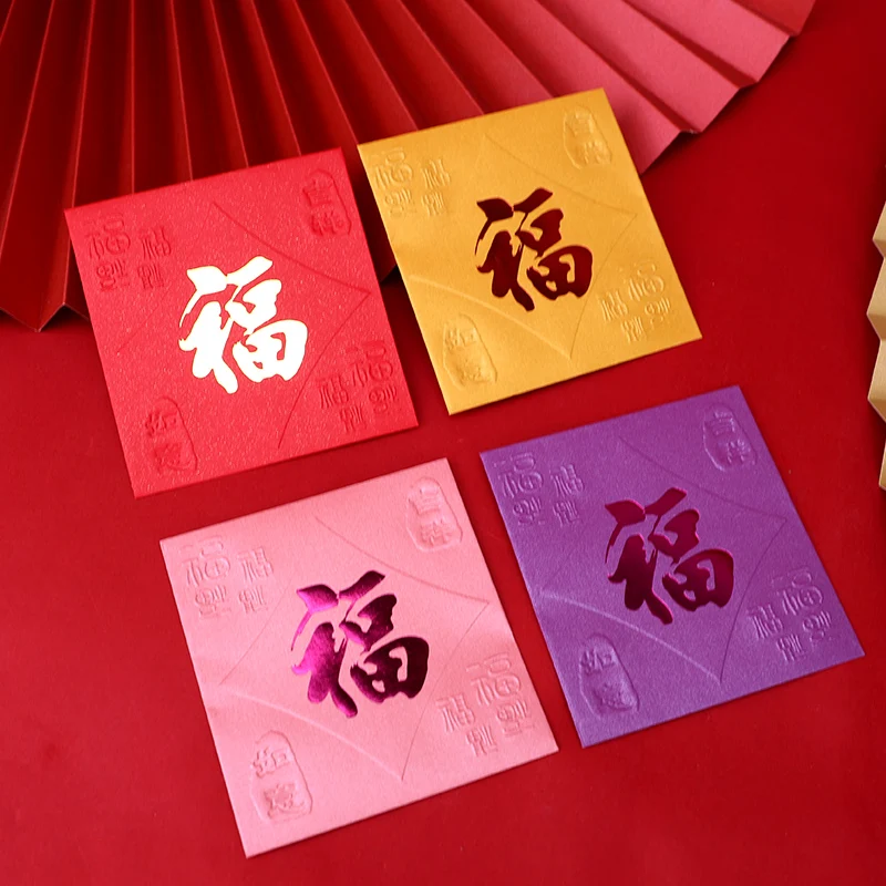 

40pcs Red packet for wedding,Birthday red envelopes,Chinese Lunar new year long red packet ,“Fu”red bag ,Lucky bag for business