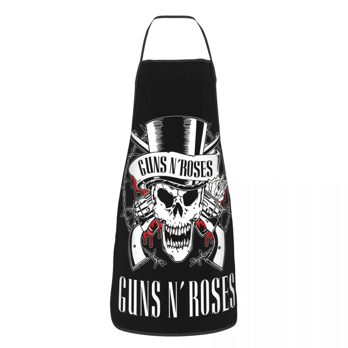 Heavy Metal Guns N Rose Rock Band Steampunk Music Kitchen Chef Cooking Baking Apron Women Men Tablier Cuisine for Painting