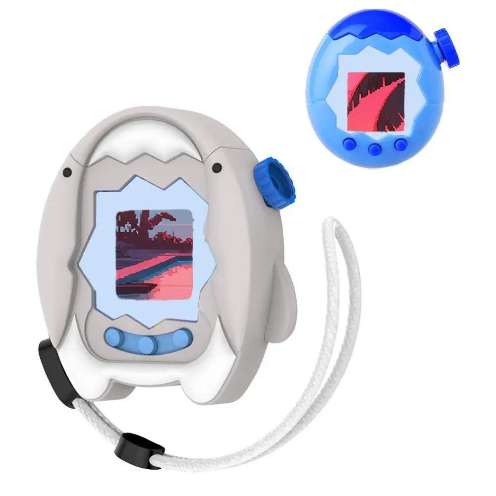 Cartoon-Hai-Silikonhülle Schutzhülle Wasserdichte Schutzhülle Weiche Hülle für Tamagotchi Paradise Anti-Drop