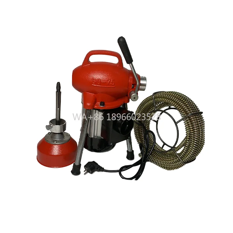 

Электрический дренажный дренажный земснаряд для канализации, разблокирующая машина для очистки трубопровода GQ-75