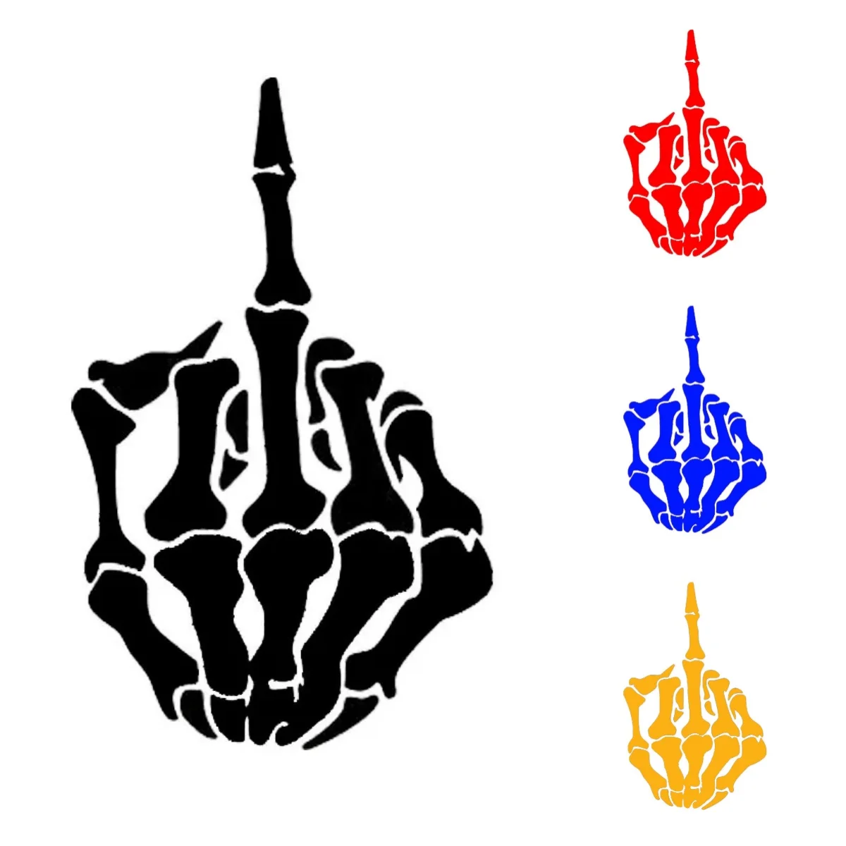 

Middle Finger Car Sticker Van Bike Window Bumper Vinyl Decal Window Tuning Laptop Trunk Accessories