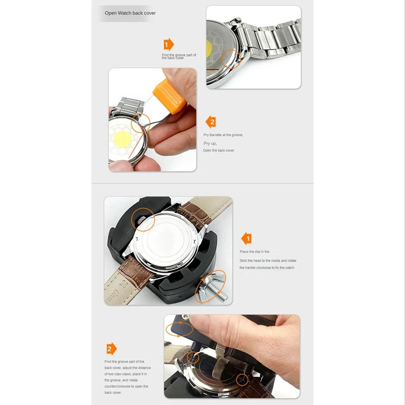 時計修理キット,時計修理ツールキット,電池交換キット,時計の取り外しツールキット