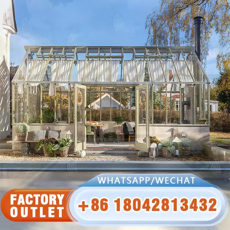 

Aluminum Curved Glass Sunrooms for Veranda Backyard with Good Price SunRoom