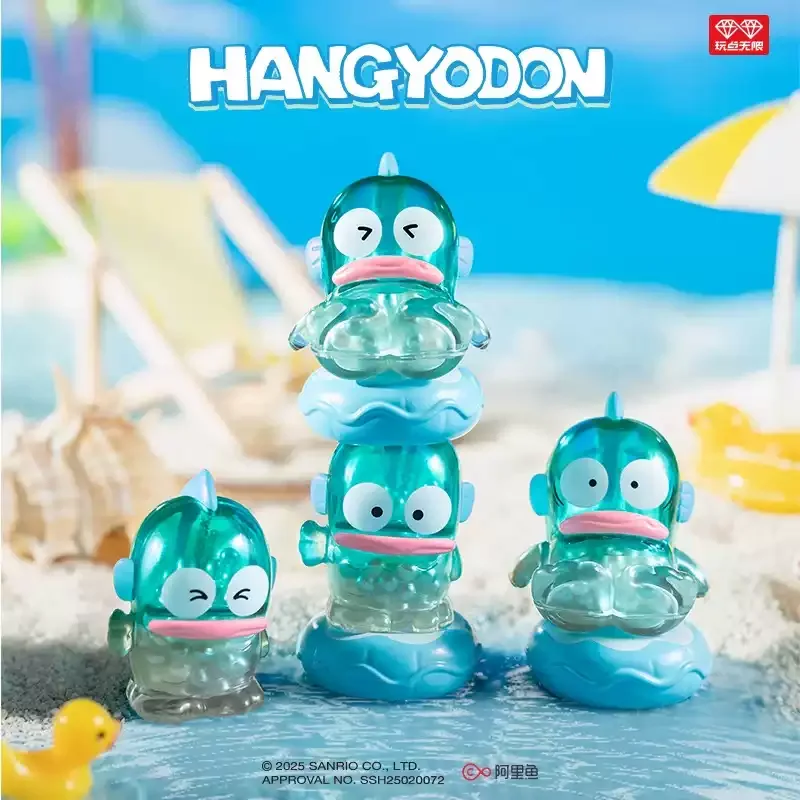 

Authentic Sanrio Hangyodon Holiday Series Blind Bag Toys Anime Figures Hangyondon Surprised Box Dolls Desktop Ornaments For Kids