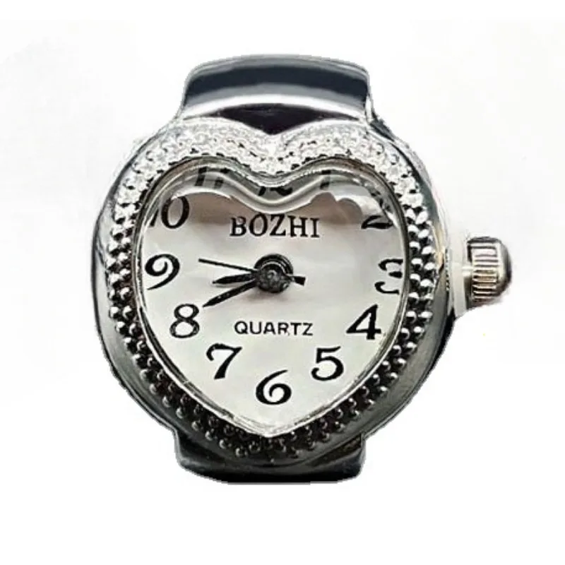 10 Stück Dame Ring Uhr Liebe Zifferblatt Finger Paar Quarz Mode Männer und Frauen kleine Kinder Uhr Spielzeug Damen automatische Uhr Relojes