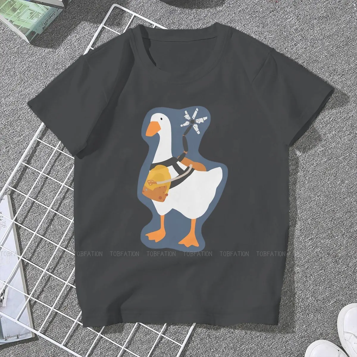 Untitled Goose Game Women T Shirt Death Honking Female Tops 5XL Harajuku Kawaii Tees Ladies Oversized Tshirt