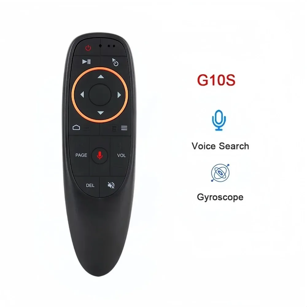 G20S BT PRO Sprachfernbedienung 2,4 G kabellose Bluetooth Air Mouse BT5.0 Mikrofon Gyroskop IR-Lernen für Android TV Box