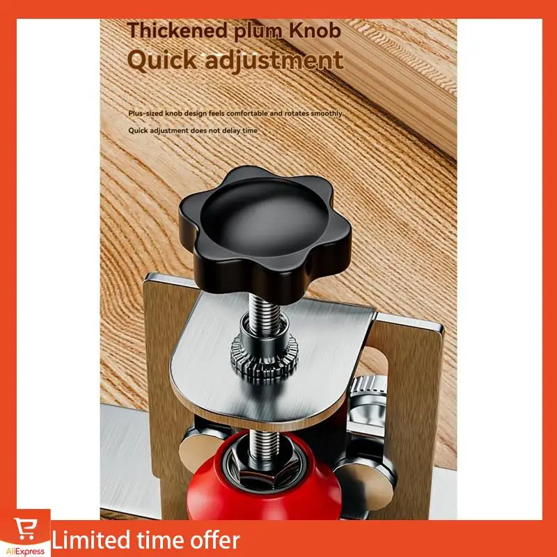 

Fresh 2Pcs Stainless Steel Cabinet Door Mounting Jig Cabinets Frame Clamp Household Door Mounting Support