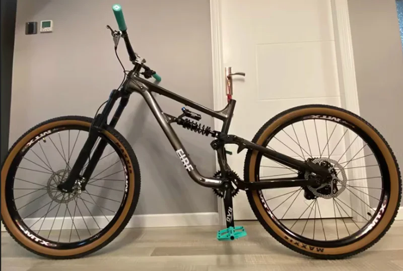 Bike Full Suspension Frameset Enduro Soft Tail Aluminum Alloy MTB Mountain 29/27.5 er 4 Links DH XC AM MTB Boost 148mm DPD