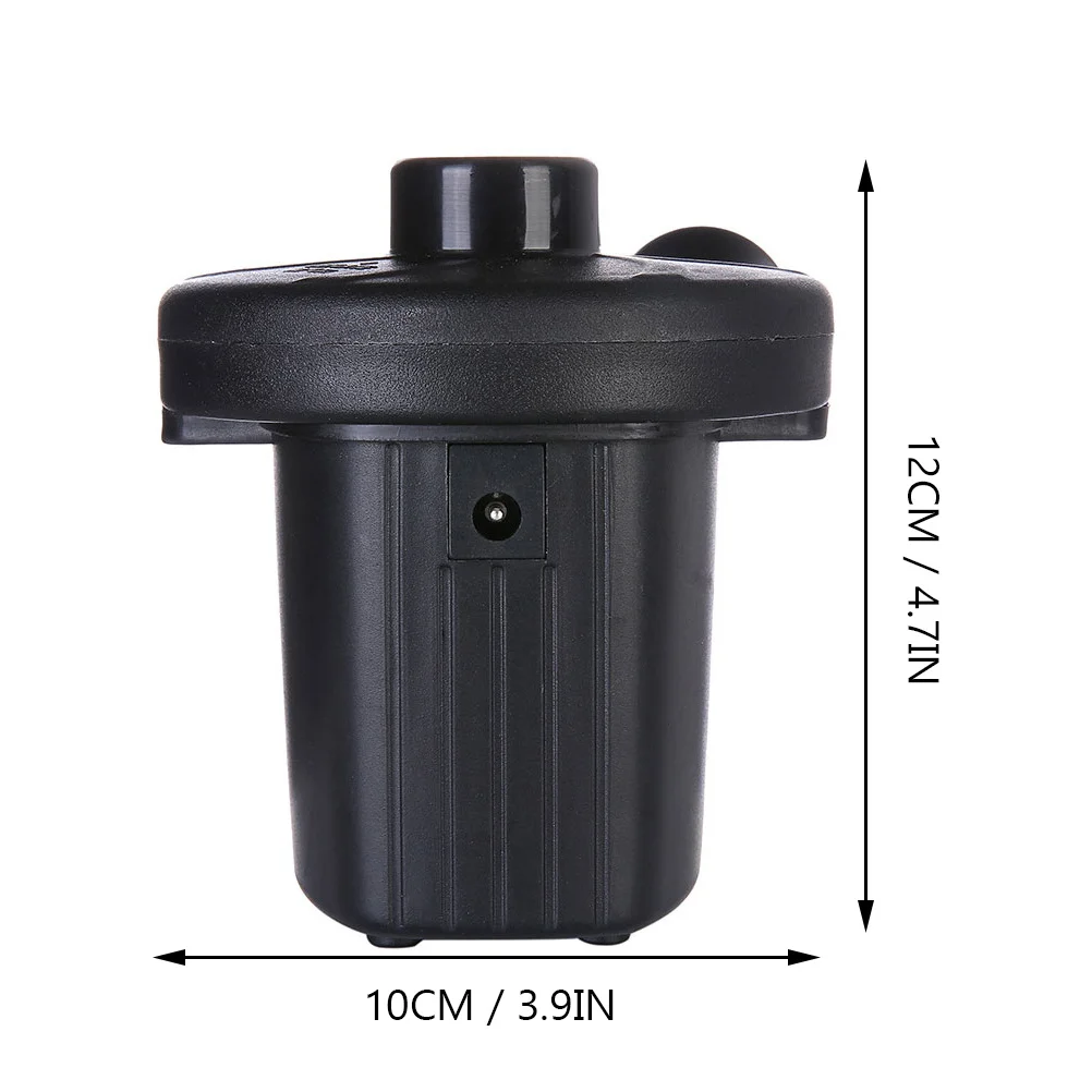 Mini Electric Air Pump Fast Inflation Deflation Portable Lightweight 3 Nozzle Attachments Suitable All Standard Fittings