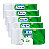 REGINA Delicate Aloe Toilet Paper 3-Layer Refreshing 40 Rolls