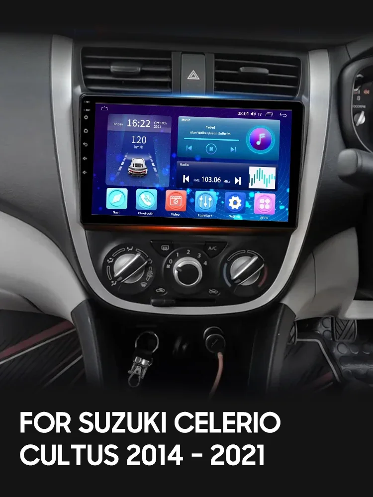 Voor Suzuki Celerio Cultus 2014 - 2021 Autoradio Android Multimedia Speler Gps-navigatie Carplay Scherm Auto Stereo - afbeelding 2