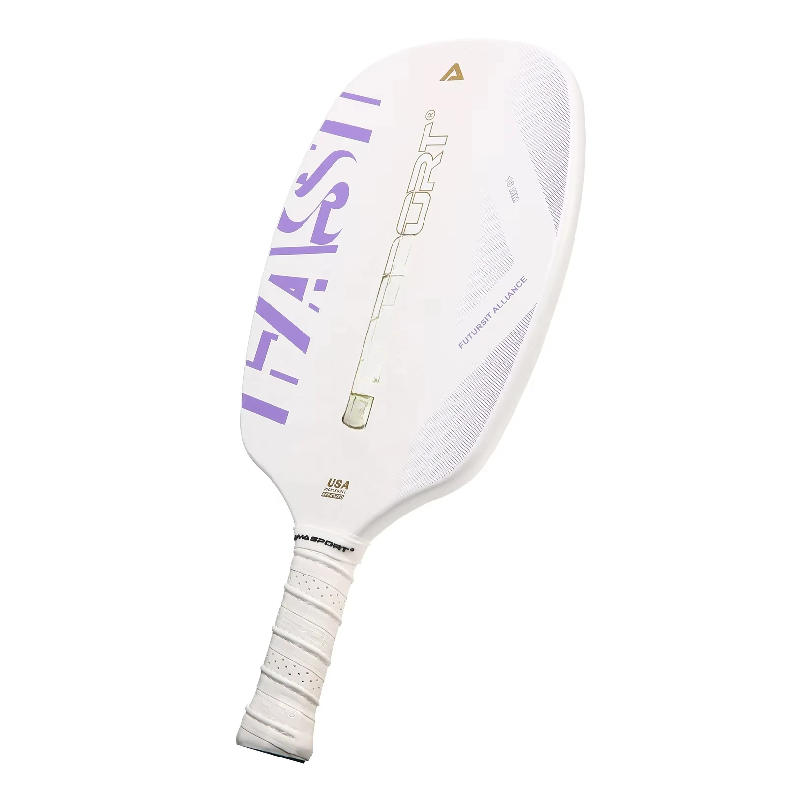 New Tech Quiet Pickleball Racket Custom Thermoforming Carbon Fiber Edgeless Pickleball Paddle USAPA Approved