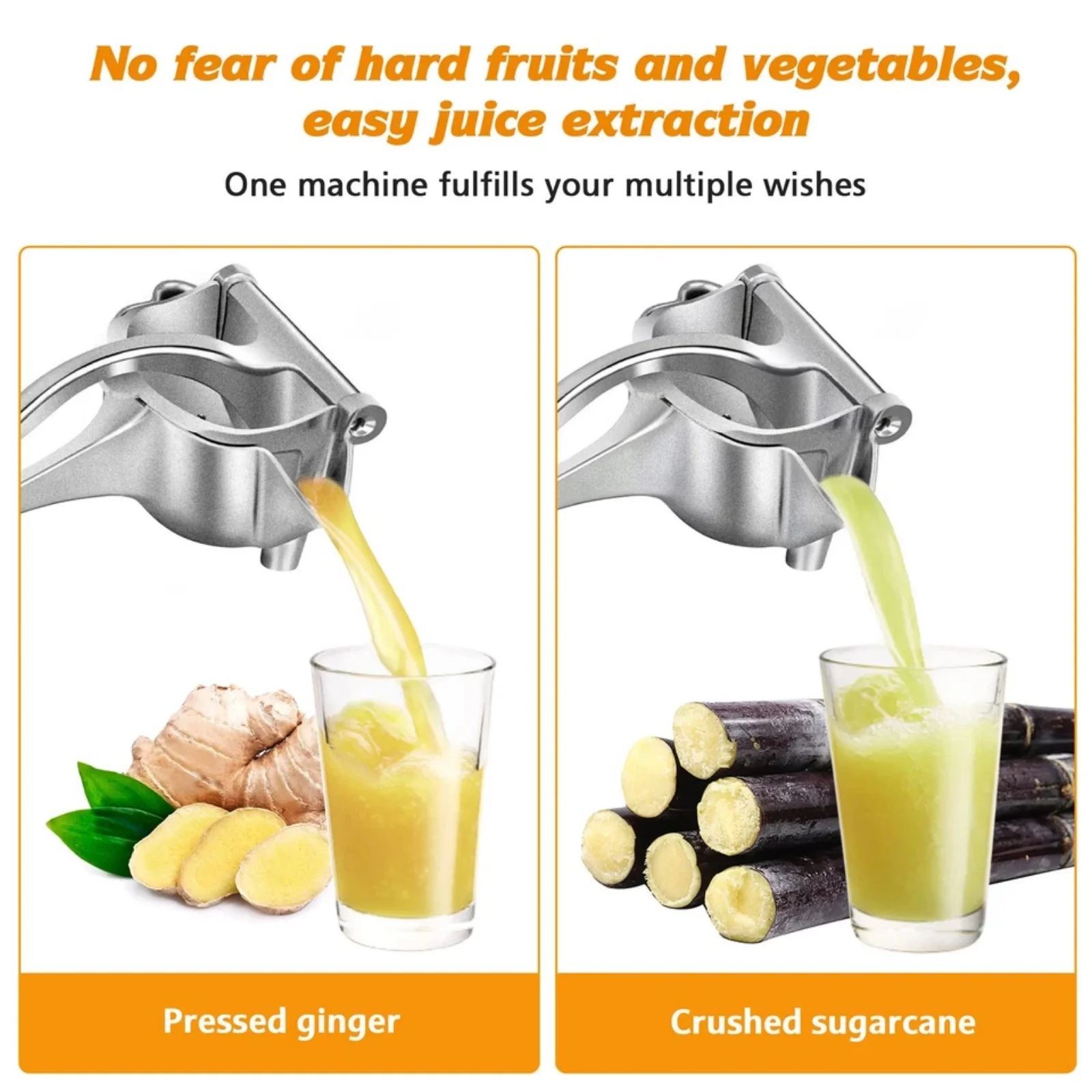 Lemon Squeezer Stainless Steel Manual Citrus Press Juicer Heavy Duty Rustproof view 5