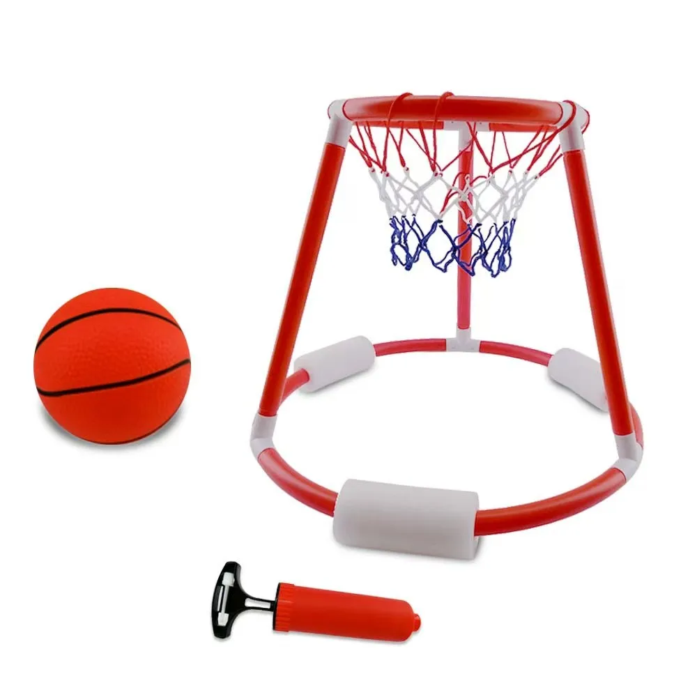 

Inflatable Basketball Hoop & Water Basketball Stand Floating Swimming Pool Water Sport Shooting Game Water Play Equipmentpromote