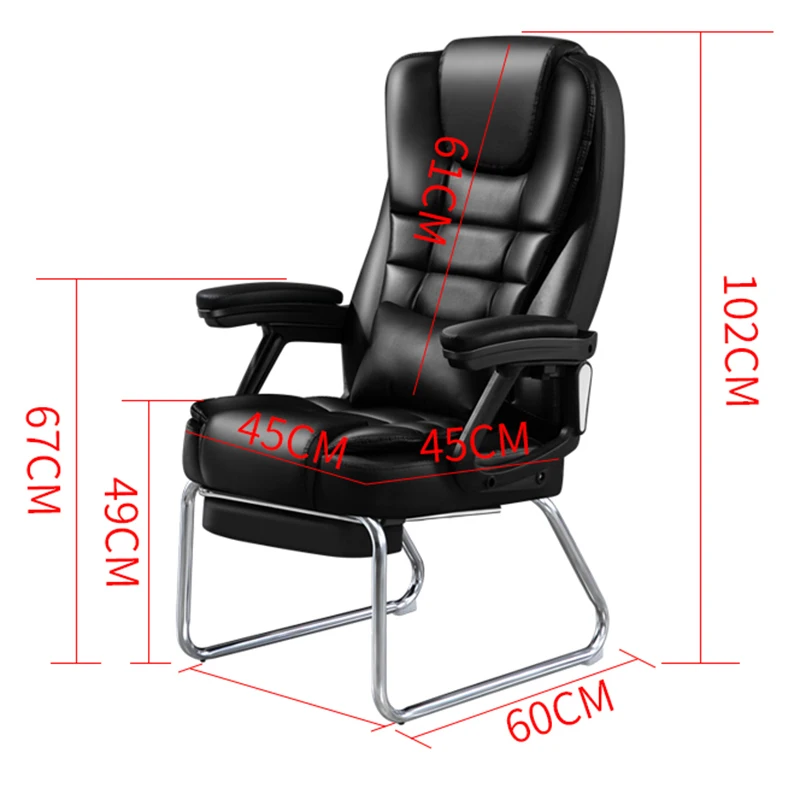 Executive Back Cushion Stretch Office Chair Full Body Modern Recliner Work Chair Footrest Soft Silla Plegable Office Furniture